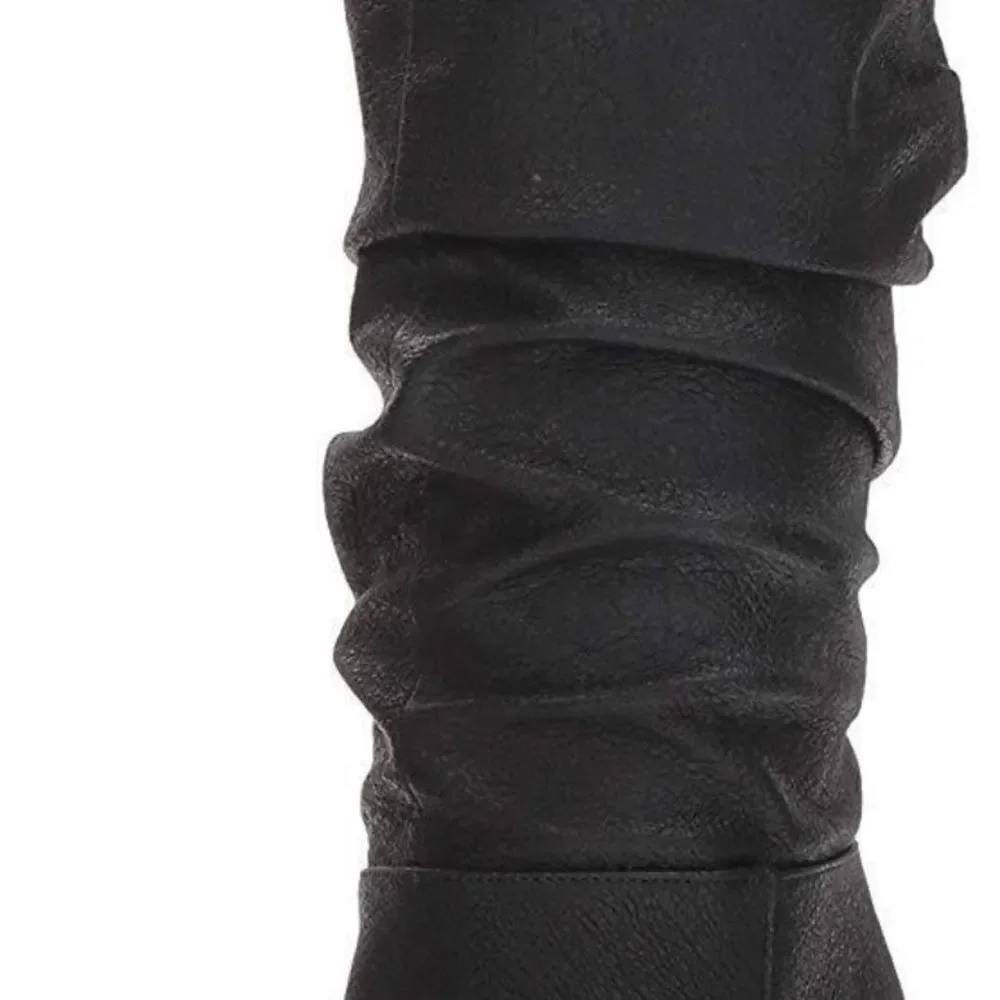 New Katy Perry Womens Oniel Leather Pointed Toe Knee High 4” Fashion Boots 8/38
